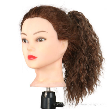 Wholesale Cheap Short Ombre New Bohemian Drawstring Heat Resistant Synthetic Clip in Hair Extension Ponytail For Women
